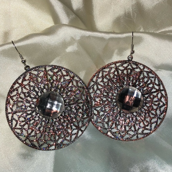 Big & Fun Christmas earrings bling NEW - Picture 8 of 8